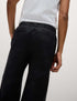 Marks & Spencer "Loose Fit Cotton Linen Blend Elasticated Trousers"